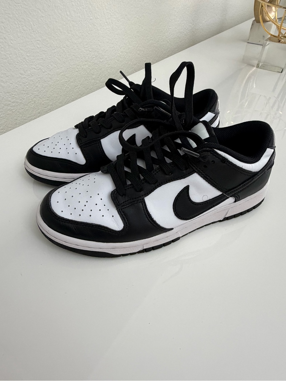 Nike Black and White Low-Top Sneakers